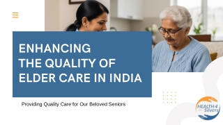 Elder Care Services In India