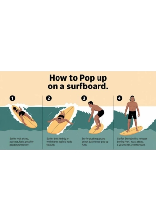 How to Pop Up on a Surfboard
