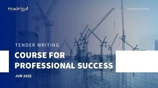 Tender Management Services | Madrigal Communications