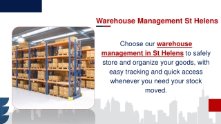 Warehouse Management St Helens
