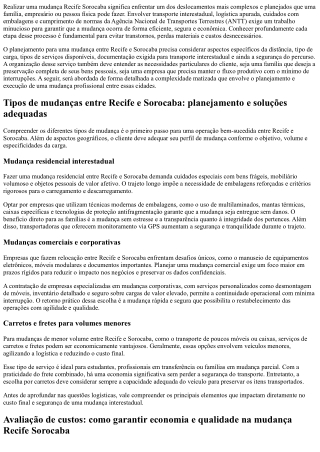 Mudanças Sorocaba SP: como garantir rapidez e cuidado na sua mudança