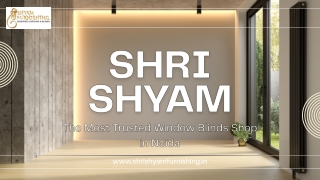 Elegant and Timeless – Roman Blinds by Shri Shyam Furnishing