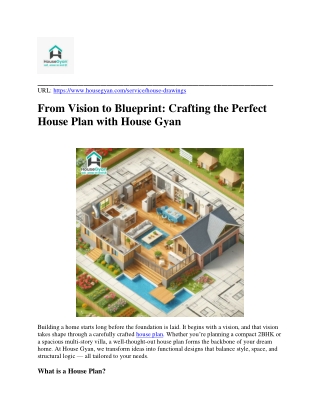 From Vision to Blueprint Crafting the Perfect House Plan with House Gyan