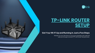 Tplink Router Setup