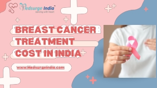 Breast Cancer Treatment Cost in India
