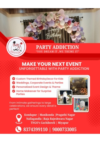 theme party supplies hyderabad