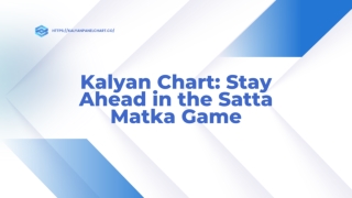 Kalyan Chart: Stay Ahead in the Satta Matka Game