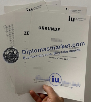 WhatsApp:  86 19911539281 How to make IU-Internationale-Hochschule Urkunde?