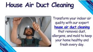 House Air Duct Cleaning