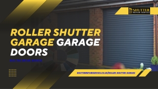 Roller Shutter Garage Doors in London