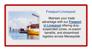 Freeport Liverpool