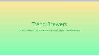 Trendbrewers PPT 1