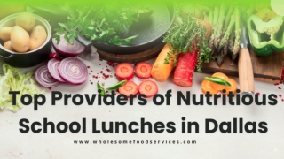 Top Providers of Nutritious School Lunches in Dallas