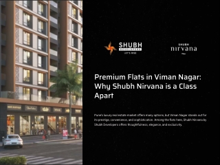 Discover Premium Flats in Viman Nagar – Here's Why Shubh Nirvana Stands Out