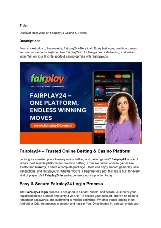 Fairplay24 PDF 2