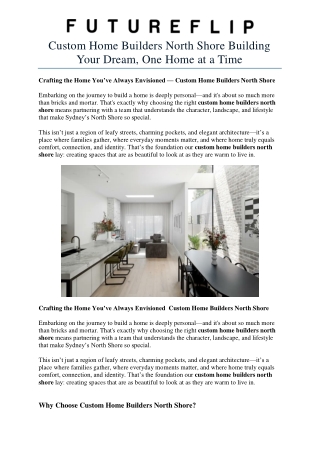 Bespoke Home Builders Sydney  1