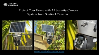 Protect Your Home with AI Security Camera System from Sentinel Cameras