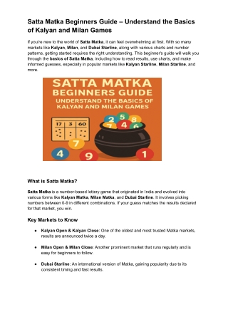 Matka Bazzar – Live Satta Result | Dpboss & Starline Charts