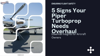 Signs Your Piper Turboprop Needs Overhaul