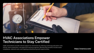 How HVAC Associations Support Technician Licensing and Certification