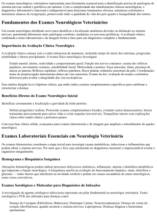 Exames neurológicos: essenciais para diagnóstico rápido no Gold Lab Vet