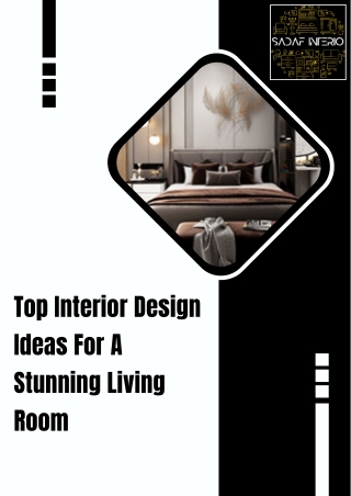 Top Interior Design Ideas For A Stunning Living Room