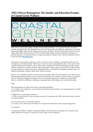 -03 Coastal Green Wellness - thca