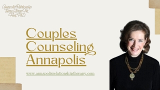 Couples Counseling Annapolis: Start Fresh with Better Understanding