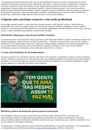 Reinvenção profissional: como transformar sua carreira aos 50  com Psicologia