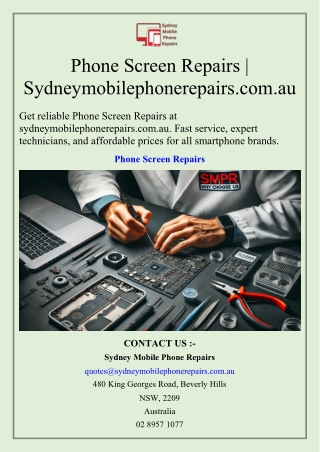 Phone Screen Repairs  Sydneymobilephonerepairs.com.au