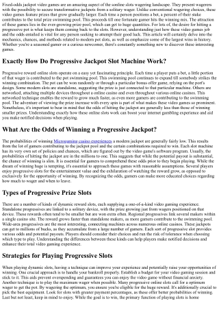 The  Honest Truth About  Advanced Jackpots: A Player's Guide