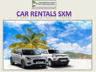 Car Rentals SXM