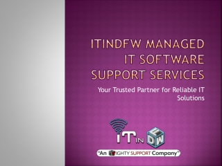 ITinDFW_Managed_IT_Services_Presentation