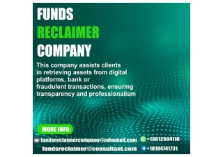 HIRE FUNDS RECLAIMER COMPANY ➜ QUALIFIED IN RECOVERY SCAMMED BITCOIN/USDT/ETH