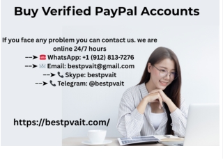 Unlock the Power of Buy Verified PayPal Account...