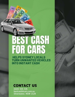 Best Cash for Cars Helps Sydney Locals Turn Unwanted Vehicles into Instant Cash