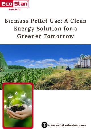 Biomass Pellet Use A Clean Energy Solution for a Greener Tomorrow