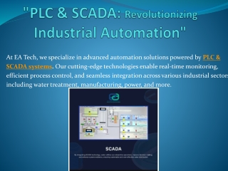 Best PLC and SCADA Automation in Odisha