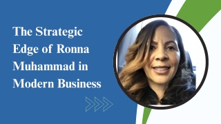 Ronna Muhammad: Leading with Purpose and Precision