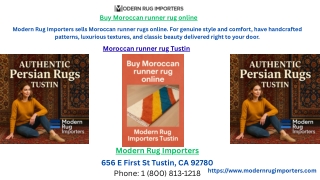 Buy Moroccan runner rug online