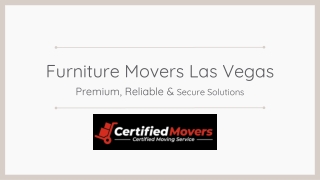 Best Furniture Movers Las Vegas For Your Move