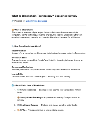 What Is Blockchain Technology? Explained Simply