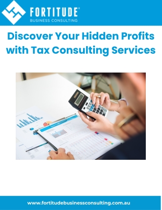 Discover Your Hidden Profits with Tax Consulting Services