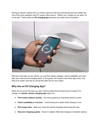 EV Charging Apps_ Find Charging Points Faster and Smarter
