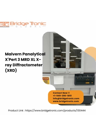 Malvern Panalytical X'Pert 3 MRD XL X-ray Diffractometer (XRD)