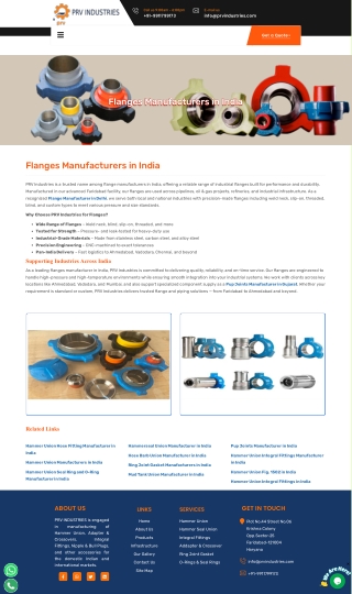 High-Quality Forged Flanges Made in India