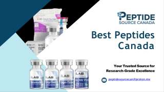 Best Peptides Canada Your Trusted Source for Research-Grade Excellence