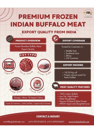 Global frozen meat exporter