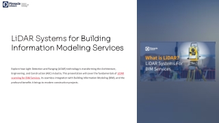 LiDAR-Systems-for-Building-Information-Modeling-Services - Pinnacle-Infotech