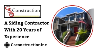 Exterior Siding Contractor San Jose - GS Construction Inc.